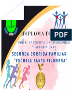 Diploma Corrida