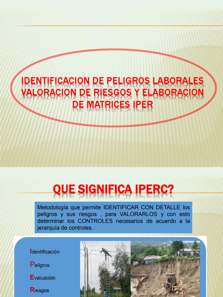 Matrices IPER: Identificación y Evaluación de Riesgos | PDF | Riesgo ...