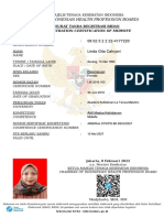 Midwife registration certificate