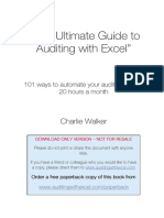 The Ultimate Guide to Auditing with Excel