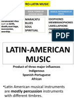 Latin Americanmsuic
