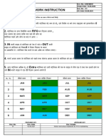 FIFO Work Instruction