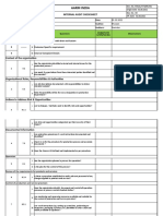 Internal audit production process