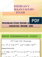 3 Pertemuan IV Pers. Euler Cauchy