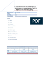 PNO FH 12 CZM Calibración y Mantenimiento de Los Instrumentos de Medición Por Instancias Autorizadas