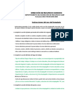 DRH FOR 05 DARH 0503 Solicitud Desestima o Renuncia Del Servidor