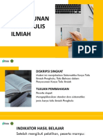 Penyusunan Karya Tulis Ilmiah