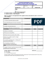 ASE Supplier Assessment