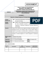 Assignment Sheet Rubric