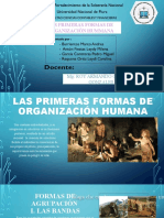 Primeras Formas de Organizacion Humana