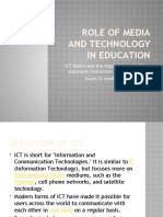 Role of Media and Technology in Education Presn3