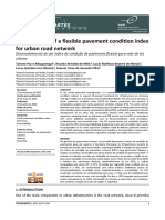 Urban pavement condition index for flexible pavements