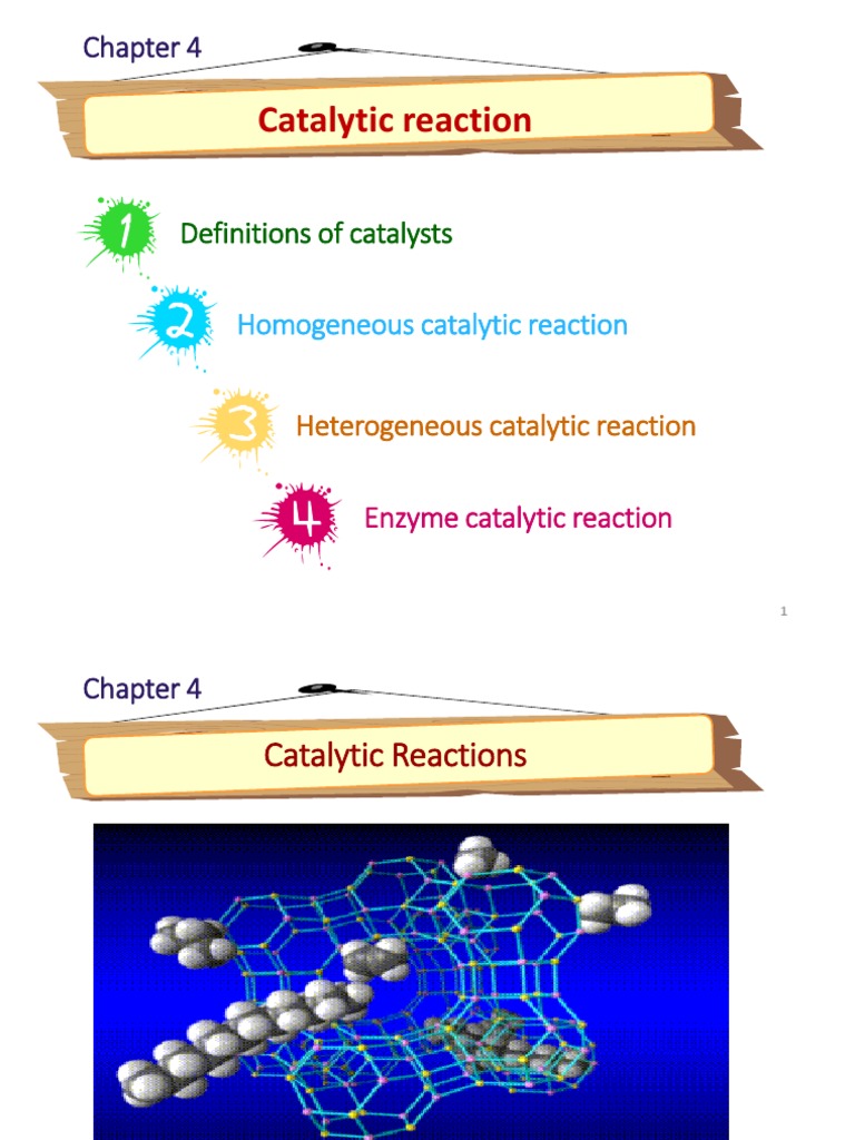 Chapter 4. Chemical Catalyst PDF Catalysis Heterogeneous Catalysis