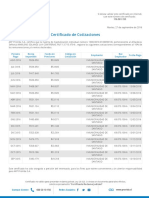 Certificadode Cotizaciones