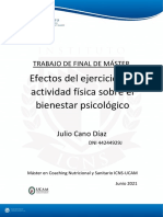 TFM Julio Cano. Ejercicio y Bienestar Psicoógico