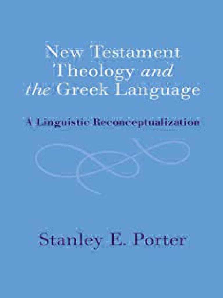 the language of the new testament stanley eporter