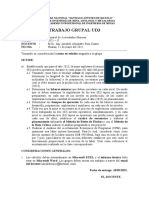 Control de Actividades Mineras: Planeamiento de explotación en tres niveles