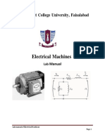 Electrical Machines Lab Manual GCU Faisalabad