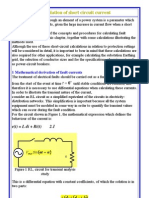 Calculation of short circuit current