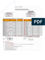 Filinvest One Building timesheet and overtime sheet