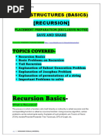 Data Structures (Recursion)