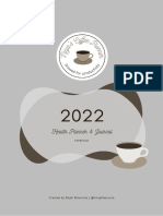 Coffee Planner - Health Planner & Journal