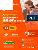 Curso Virtual Aplicaciones Prácticas en El Siaf SP-RP 2023