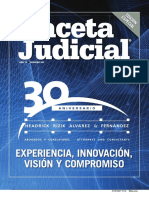 Gaceta Judicial Edicion 345 30 Aniversario Experiencia Innovacion Vision y Compromiso