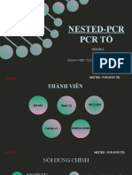 Sinh Học Phân Tử Nhóm 3 Nested Pcr