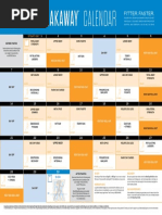 30 Day Breakaway Workout Calendar