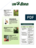 RainBird - 1800 Series Adjustment Manual