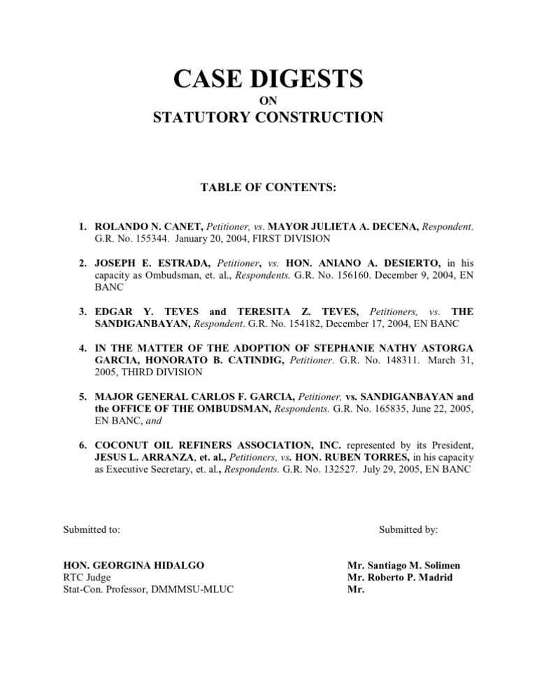 Case Digests | PDF
