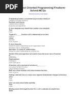 CS304 - MCQS Object Oriented Programming