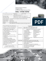 Variable Frequency Drive Hyundai N700E Series 1 HP model specs