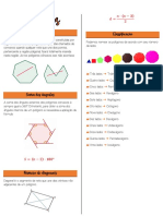 Fórmulas para polígonos: ângulos e diagonais