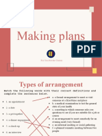 A1 - Making Plans