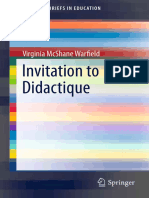 (SpringerBriefs in Education 30) Virginia McShane Warfield (Auth.) - Invitation To Didactique-Springer-Verlag New York (2014)
