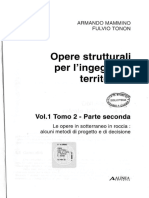 Opere Strutturali Per L'ingegneria Territoriale: Vol.1 Tomo 2 - Parte Seconda