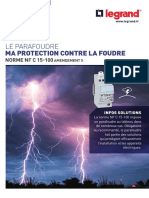 Legrand Parafoudre Protection Contre La Foudre Norme nfc15 100