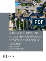 Boundaries Procedures For Boundary Identification Demarcation and Dispute Re
