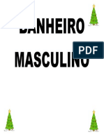 Banheiros Masculino