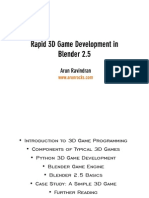 Blender Game Engine For Rapid Game Development Pycon 2010 Final