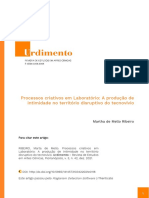 Processos Criativos em Laboratorio