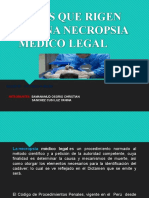 Leyes de Una Necropsia Medico Legal