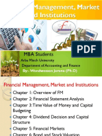 Chapter 1 Overview of FM For MBA