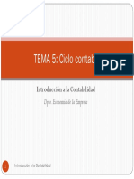 Tema 5 - Ciclo Contable