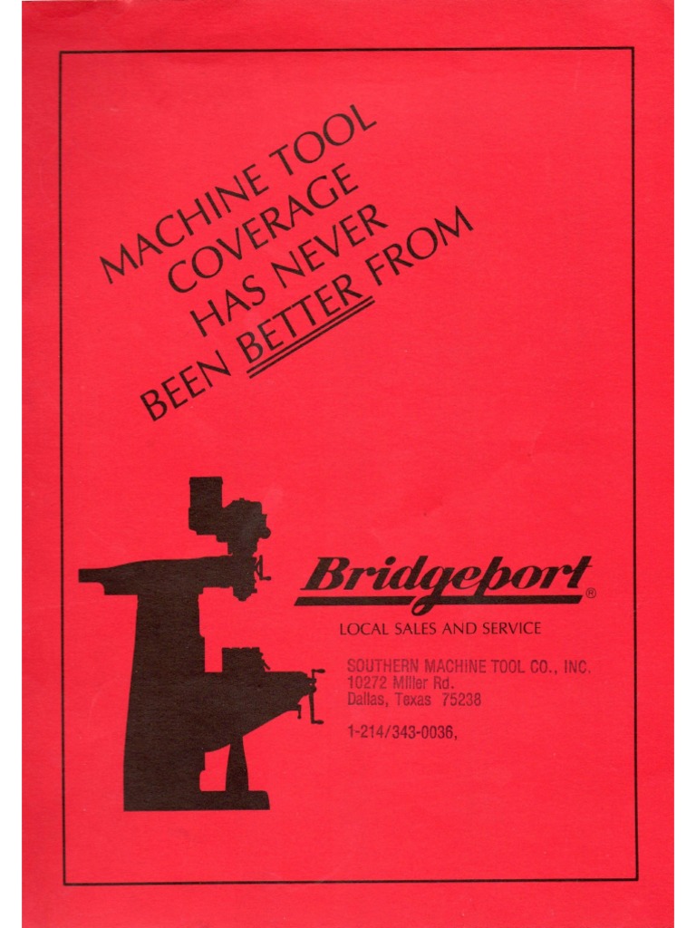 Bridgeport Machine Manuals PDF