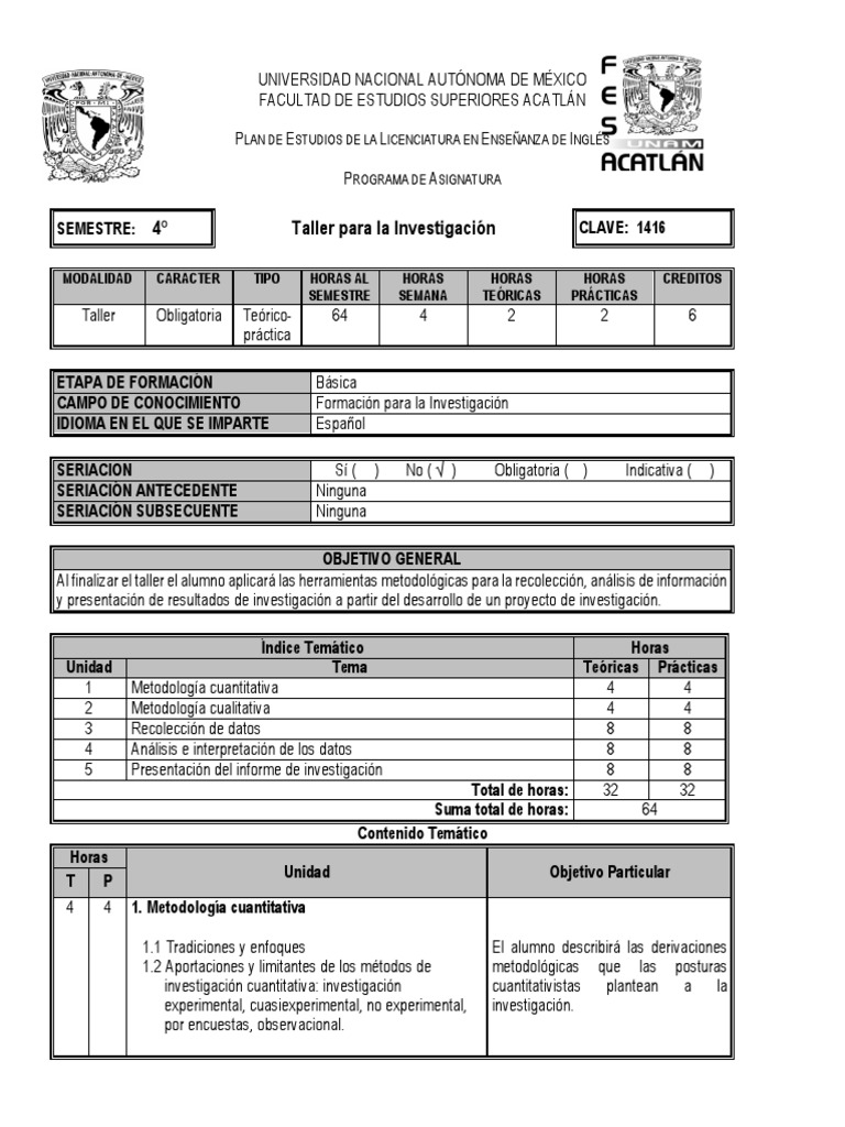 Taller para La Investigacion | PDF | Método científico | México