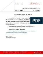 Comunicado #042-2022 - OFICINA DE LIBRAS DE FÉRIAS - ICM TORRE