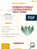 Diseños Factoriales de Múltiples Factores y Niveles